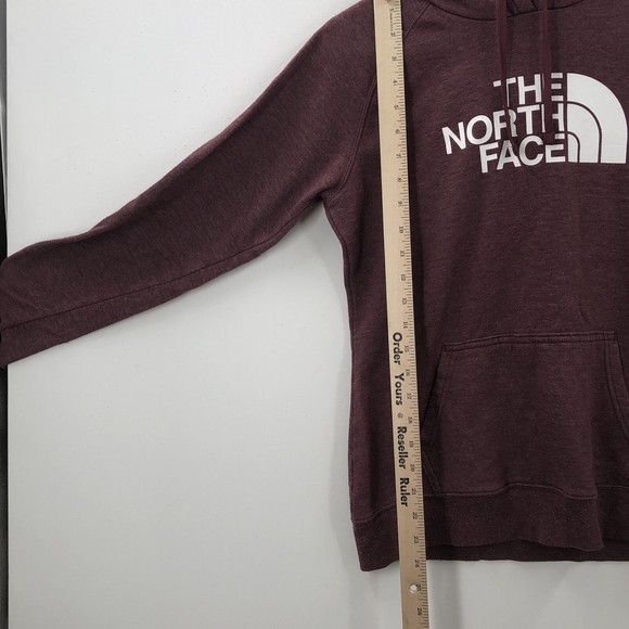 The North Face Womens Purple Drawstring Long Sleeve Pullover Hoodie Size Small - Picture 3 of 8